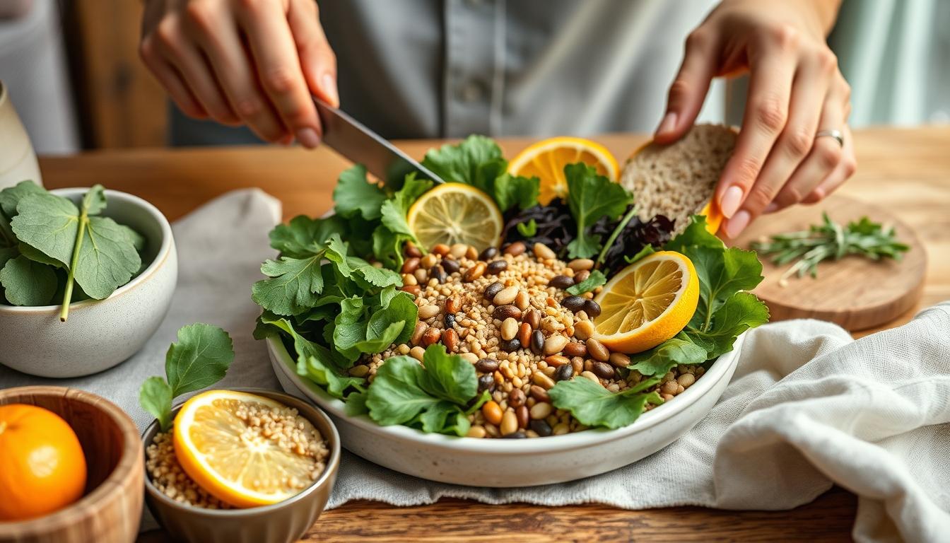 Comforting family dinner served at home